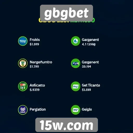 métodos de pagamento disponíveis no gbgbet